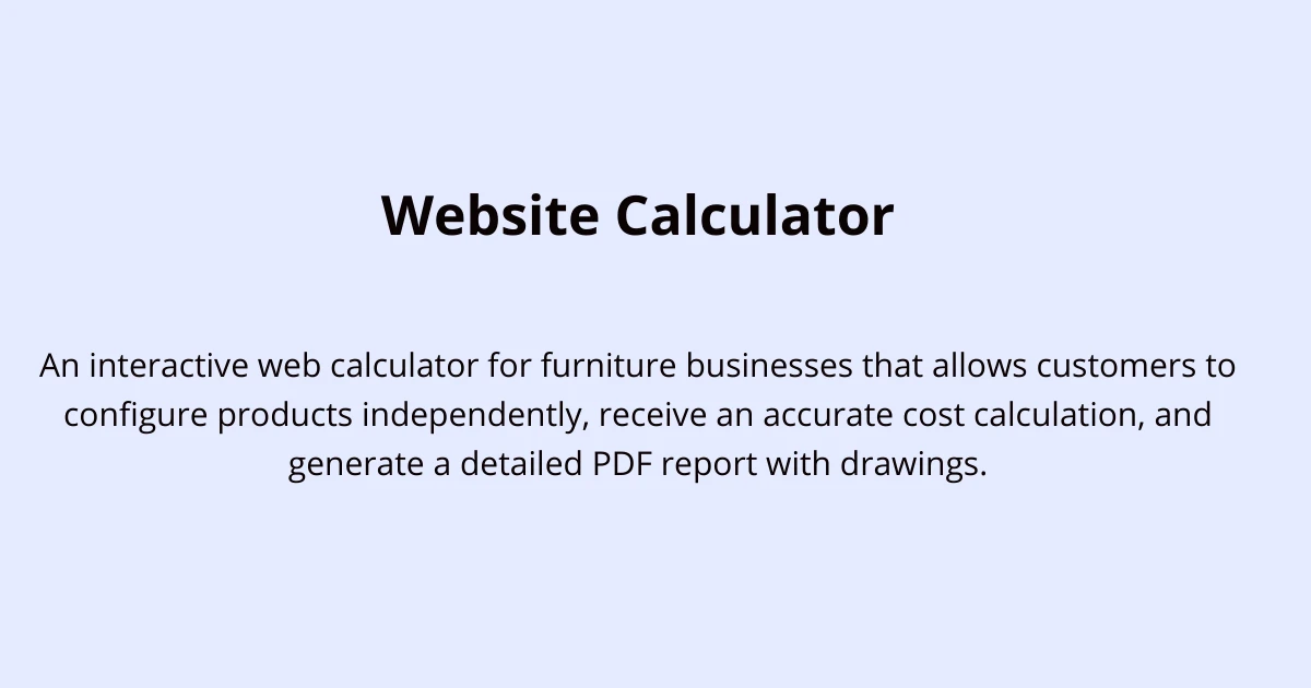Website Calculator