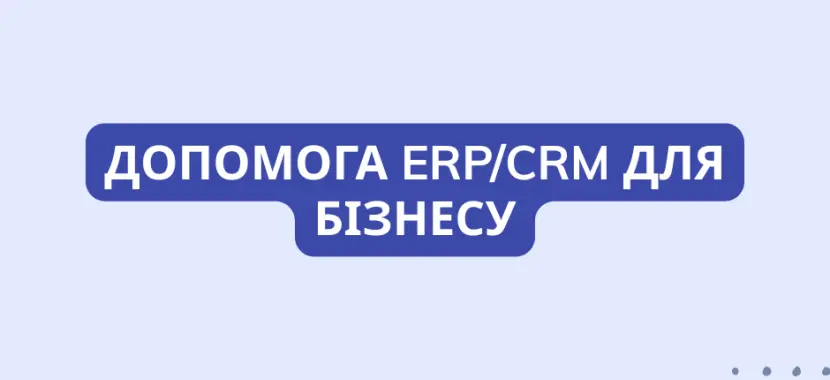 ERP/CRM help for business